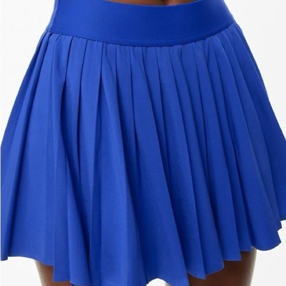 Orange TNA Tennis Skirt